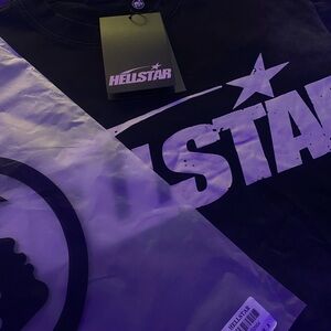 Hellstar Men's Black Graphic Tee